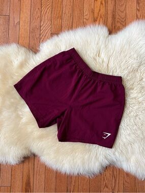 Gymshark Burgundy Athletic Shorts